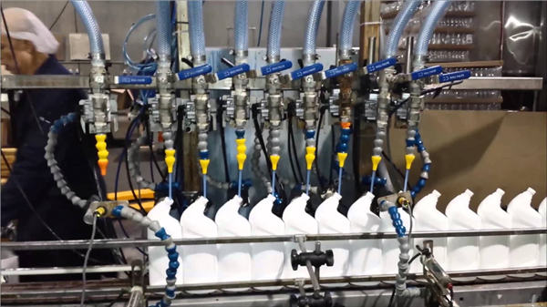 Повний автоматичний очищувач унітазу Відбілювач лінійного типу автомат для заповнення