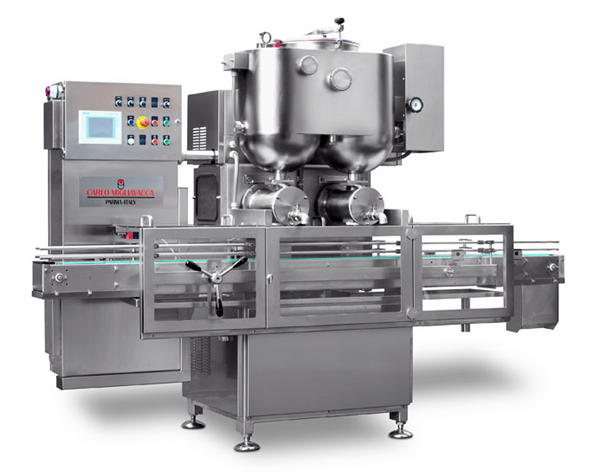 Напівавтоматична машина для наповнення варення з подвійними головками 